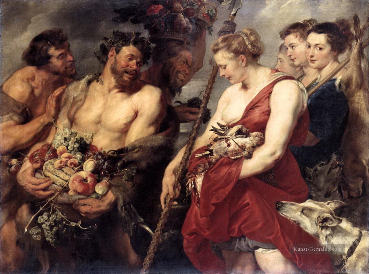 diana von Jagd Peter Paul Rubens Rückkehr Ölgemälde